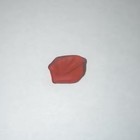 Ultra Rare Ruby Red Sea Glass Patterned Jewelry Grade Genuine Surf Tumbled 3d