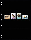  4 40 Scott Value  - 1990 Algeria Farm Animals Rabbits Ducks Cv Mnh Nh Umm