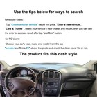 Yiz Dash Cover Mat Custom Fit For Dodge Caravan grand Caravan chrysler Town