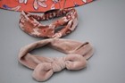 Baby Clothes Outfit Lot Of 4 Pcs Girl Nwt 6-m   Newborn Romper Dress Headbands