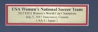 Usa Women s 2015 World Cup Soccer Unsigned Framed Collage