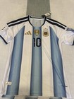 Lionel Messi Signed Argentina  10 Soccer Jersey Fifa World champions      2022