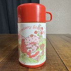 Vintage 1980   s Strawberry Shortcake Metal Lunchbox  With Thermos Free Shipping
