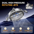 Tor 14  Stainless Steel Pressure Washer Surface Cleaner Attachment 14 Inch