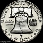 1956 Proof Franklin Half Dollar Gem Uncirculated Us Coin From Set 90  Silver Mq
