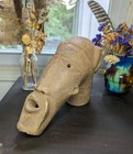 Exceptional  10  Nok Pottery Head Ancient Or Antique Nigeria Africa Terracotta