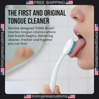 Tongue Cleaner And Gel Set For Bad Breath Freshness