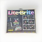 214 Pegs Magic Screen Retro Style Lite Brite Kids Toy Fun Light Bright Game Set