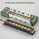 6-outlet Heavy Duty Metal Surge Protector Power Strip With 6 Ft Cord  15a 1875w 