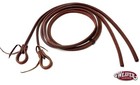 Working Cowboy Split Reins Heavy Oil Dipped 5 8  X 8  Weighted Ends