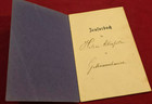 1916-1924 Ww1 Wwi German Students School Report Card Grades Book