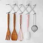 Adjustable Pot Lid Organizer Rack 4-section Kitchen Cabinet Storage Holder