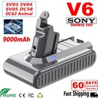 9500mah V6 Battery For Dyson V6 Dc58 Dc59 Dc61 Animal Handheld Vacuum Cleaner
