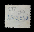 Spain Postage Stamp Sc 277 King Alfonso Viii 1889 Control Number On Back Used Ng