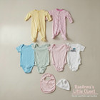 Baby Girl Clothes Bundle Newborn 8 Piece Lot Sleepers  bodysuit Outfit Set