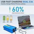 1000w 2000w Power Inverter 12v To 110v Pure Sine Wave 2usb 2ac  150w Adapter 