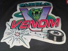 Pueblo Venom 1994 95 Game Worn Used Afhl Ice Sheen Hockey Jersey