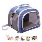 1x Small Animal Carrier Bag For Hamster Chinchilla Rabbit Gerbil Hedgehog New