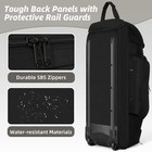 Baseball Catcher Bag With Wheels For 4 Bats Portable   Durable With Smart Detail