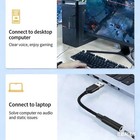 Usb To 3 5mm Audio Adapter External Sound Card Headphone Mic For Pc Laptop