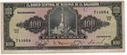 El Salvador Scarce P-107a 100 Colones 1965 Serie Dz
