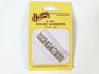 Dollhouse House Numbers 0 Thru 9 Gold Plated Brass Miniatures Houseworks 1147