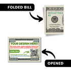 2500  100 Bill Money Drop Cards Printed  Marketing Cards  Business Cards Printed