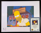 The Simpsons - Huge Homer Original Production Animation Cel With Coa - Framed 