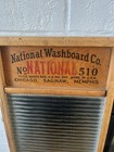 Vintage National Atlantic Washboard Co No 510 Memphis Chicago Saginaw Usa Nice