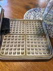Vtg Coronet Son Chief Magic Maid 9150 Chrome Electronic Grill   Waffle Maker