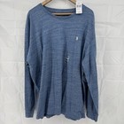 Polo Ralph Lauren T Shirt Mens Xxl Delta Blue Crew Neck Long Sleeve Cotton Nwt