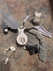 214- Lambs   Ivy Woodland Forest Gray Tan Musical Baby Crib Mobile Soother Toy
