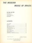 Easy Piano Organ Music Of Brazil Songbook Voice Guitar 1969 Jobim Valle Gilbert