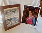 World Winning Jockey Willi Shoemaker Signed 9x12 And Bonus 8x10