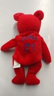 Salvino s Bamm Beano Plush Bear Sammy Sosa Red Beanie Baby