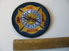 Bay County  Florida   Fl    Fire Rescue Dept Patch Sew On 4    Rare Logo