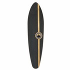 Yocaher Kicktail Blank Longboard Deck - Stained Red  deck Only 