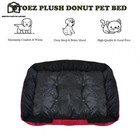 Pet Dog Cat Bed Fluffy Soft Warm Calming Cushion Bed Mat Plush Pet Bed Rectangle