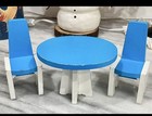 Vintage Kidkraft Wooden  Dollhouse barbie Furniture
