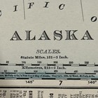 Antique 1901 Map Of Alaska 14   x11   
