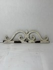 Ornate Antique Painted Cast Iron Shelf Bracket Architectural Salvage Decoration