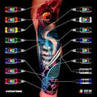 Tattoo Ink Set 1oz 14 Colors Ink And 2 Color Mixing Solution Upgraded Version