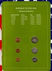 Coin Sets Of All Nations Iceland 1981-1984 Unc 10 5 1 Kronur 1984