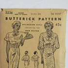 Antique Butterick 1920s New Deltor Pattern 5236 Frock For Women   Misses Size 16