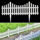 Plastic Garden Fence Panel Landscape Edging Interlocking Border For Yard Decor