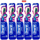 Oral-b Dual Action Vivid Whitening Soft Toothbrush  Various Color - Pack Of 5