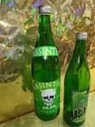 Absinthe  Labels  On  Green Glass Large  Bottles  Set Of 2