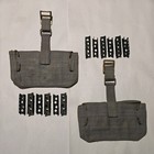 Set Of 12 British Lee Enfield 303 Clips With 2 Pocket Ammo Pouches 