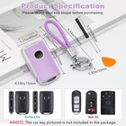 Key Fob Cover For Purple Car Keys Case Shell For Cx5 Cx30 Cx9 Cx50 3 6 Cx90 Mx5