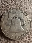 1950 Franklin Half Dollar  90  Silver  Free Shipping 